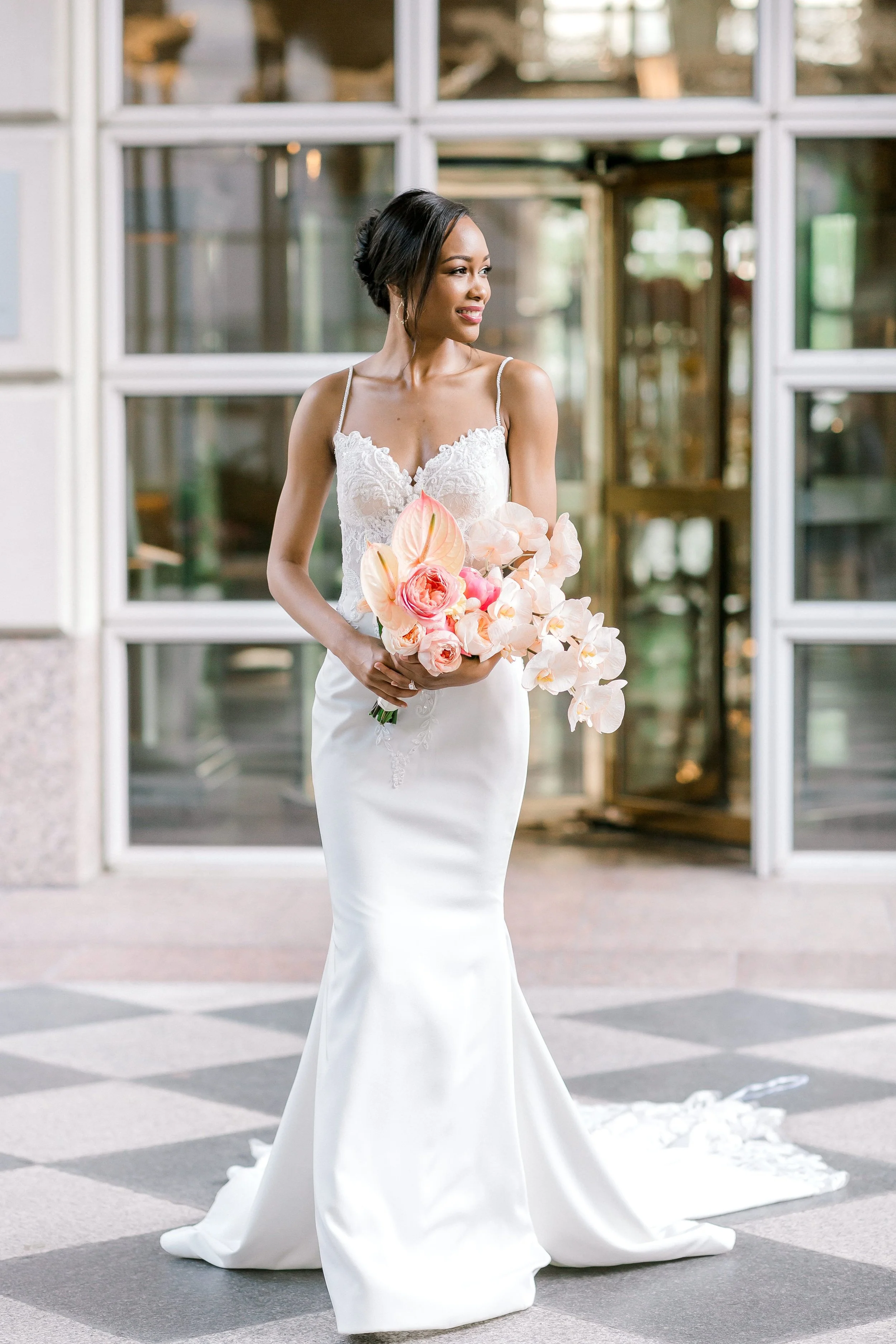 Romantic bridal bouquet and personal florals