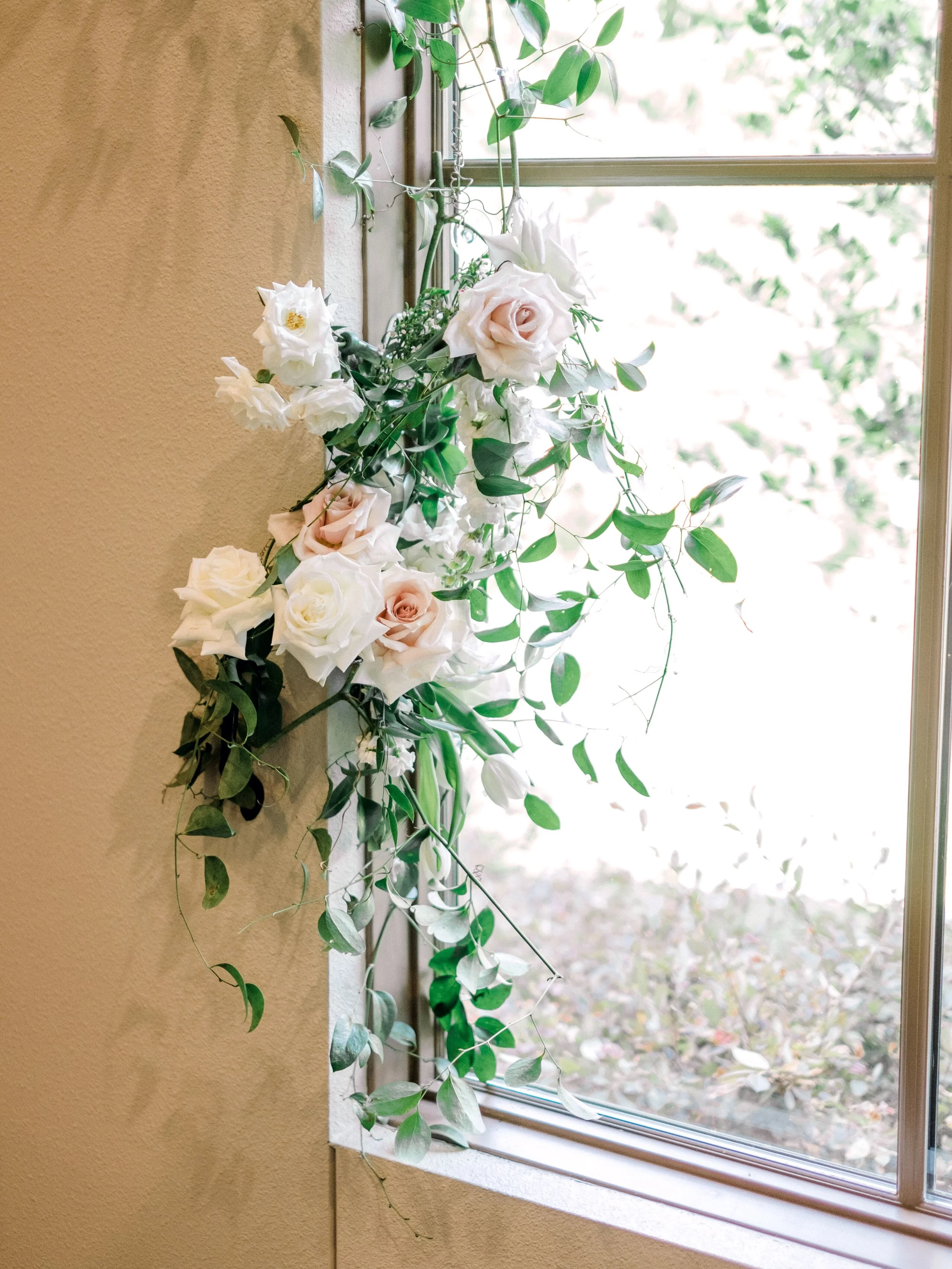Fine-art floral arrangement